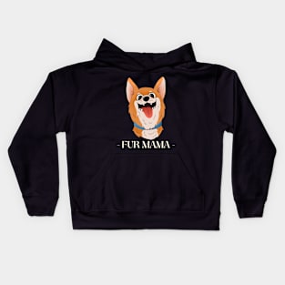 Fur Mama Funny Pet Owner Kids Hoodie